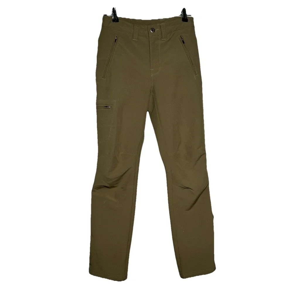 Patagonia Common Threads Pants Mens 28/30 Tan Zipped Pockets